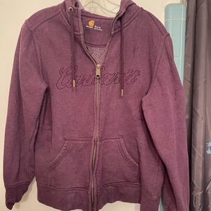 Carhart zip up hoodie